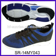SR-14MY043 моды новый дизайн трикотажной обуви вязать верхом обувь вязать ткань спортивной обуви мужчин кроссовки